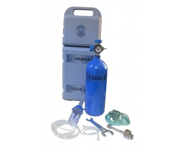 Кисневий балон "МЕДИКА" (кисневий інгалятор) об'ємом 2 літри