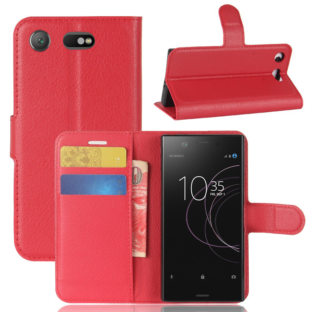Чохол-книжка Litchie Wallet для Sony Xperia XZ1 Compact Червоний