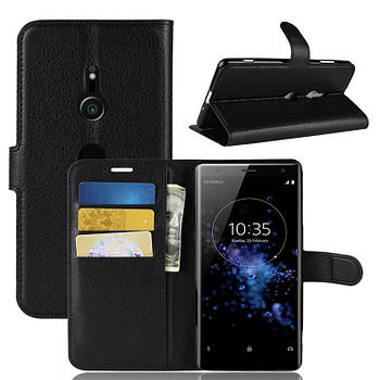 Чехол-книжка Litchie Wallet для Sony Xperia XZ3 H9436 Черный