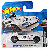 Машинка Хот Вилс 1:64 Corvette Grand Sport Roadster коллекция HW Roadsters Hot Wheels Mattel HKK09