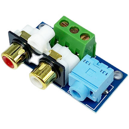 RCA Lotus 3,5 мм роз'єм pcb, аудіовхід і вихід, адаптер, фото 1