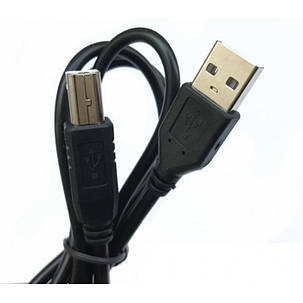 AM/BM на принтер 1,5 м чорний USB 2.0, фото 3