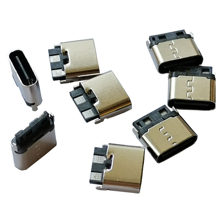 Роз'єм, гніздо TYPE-C 2P мама/female під паяння