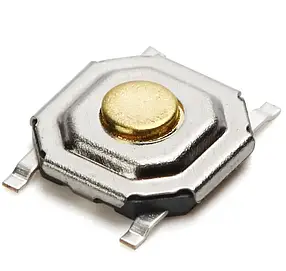 Тактильна кнопка 4*4*1.5 мм, мікроперемикач SMT 4-контактний