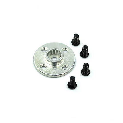 Металевий диск 25Т для сервоприводу MG995 MG996, фланцева муфта, 6 г, фото 1