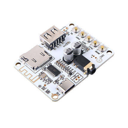 Плата MP3 стереоплеєр декодер USB+TF+Bluetooth 5.0+FM, фото 1