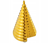 Ступеневе свердло 4-52 мм Vorfal V06009, фото 3