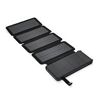 Портативний Power Bank Solar 1705-4 12000 mAh повербанк для смартфона з сонячною батареєю з ліхтариком