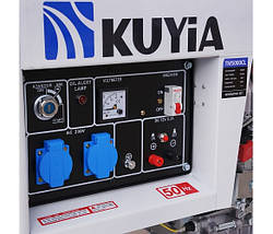 Генератор дизельний Kuyia TM5000CL переносний 5 кВт однофазний 220 В для квартири синхронний, фото 3
