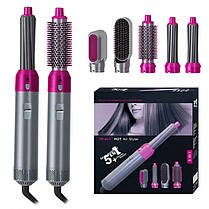 Фен мультистайлер 5в1 Hot AIR Styler Стайлер для укладання волосся й надання об'єму (20), фото 6