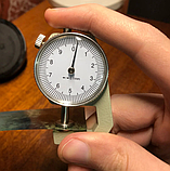 Індикаторний товщиномір TOL-1 (0-10 мм/0,1 мм), фото 4