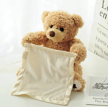 Інтерактивна іграшка / Ведмедик Ку-Ку / Плюшевий ведмедик Peekaboo 25 см (50 шт)