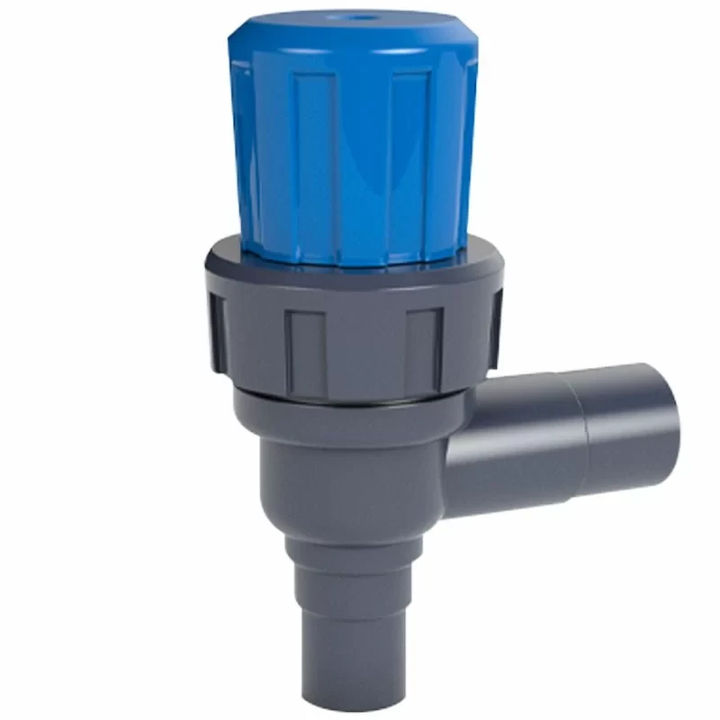 Кутовий регулюючий вентиль ПВХ Hidroten d20 мм, 1021111