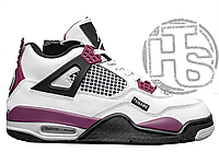 Мужские кроссовки Air Jordan 4 Retro PSG Purple Black White CZ5624-100 (с мехом)