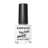 Покрытие для ногтей с глянцевым эффектом Top Coat Glossy Farmasi