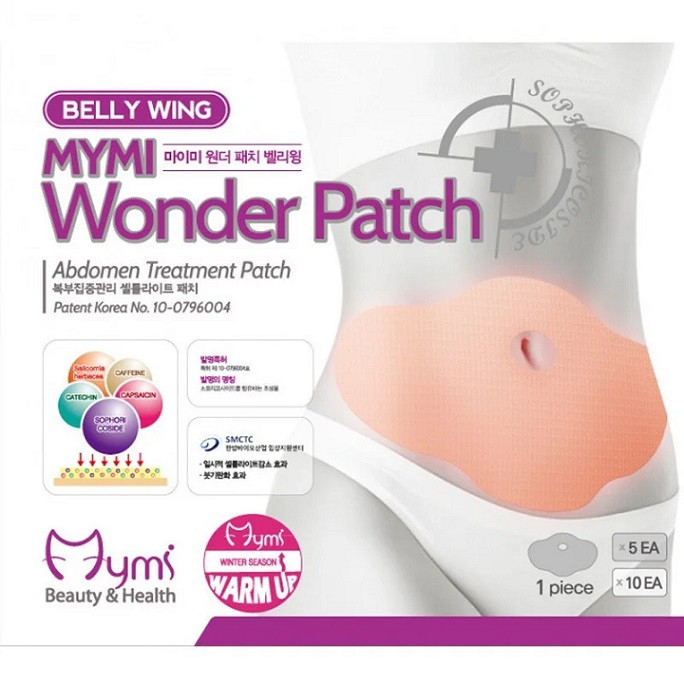 Пластир для схуднення Mymi Wonder Patch на живіт 5 штук в упаковці GS227