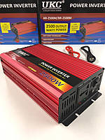 Інвертор перетворювач UKC KC-2500D 12v-220v 2500W GS227