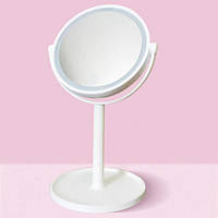 Дзеркало для макіяжу Mirror 00058 LED з сенсорним екраном USB 30 см GS227