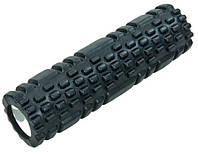 Йога-роллер фитнес-валик Grid Combi Yoga Roller 8х30 см черный GS227