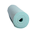 Килимок для йоги та фітнесу PowerPlay 4010 PVC Yoga Mat М'ятний (173x61x0.6), фото 7