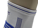 Бандаж для голеностопа Power System PS-6009 Ankle Support Pro Blue/White (1шт.) L/XL, фото 7