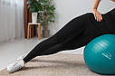 М'яч для фітнесу (фітбол) PowerPlay 4001 Ø 75 cm Gymball Зелений + насос, фото 7
