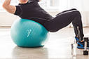 М'яч для фітнесу (фітбол) PowerPlay 4001 Ø 75 cm Gymball Зелений + насос, фото 9