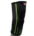 Компресійний налокітник MadMax MFA-283 3D Compressive elbow support Dark grey/Neon green (1 шт.) M, фото 5