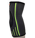 Компресійний налокітник MadMax MFA-283 3D Compressive elbow support Dark grey/Neon green (1 шт.) M, фото 9