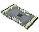 Компресійний наколінник MadMax MFA-284 3D Compressive knee support Dark grey/Neon green (1 шт.) L, фото 4