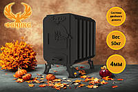 Піч на дровах тривалого горіння метал 4 мм