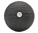 Масажний м'яч U-POWEX Epp foam ball (d8 cm.) Black, фото 3