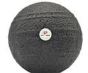 Масажний м'яч U-POWEX Epp foam ball (d8 cm.) Black, фото 5