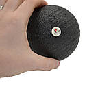 Масажний м'яч U-POWEX Epp foam ball (d8 cm.) Black, фото 6