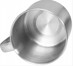 Туристична Кружка з ручкою 500 мл Mil-Tec від Sturm (14602000) Нержавіюча сталь, фото 5