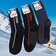 Термошкарпетки жіночі зимові TERMO Socks 36-40 р / Вовняні високі теплі термошкарпетки на зиму до -25°С