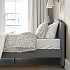 HAUGA Комплект меблів для спальні 5 предметів, Vissle сірий, 160x200 см, фото 3