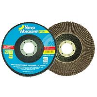 Круг шлифовальный лепестковый Novoabrasive Profi 125х22,2 т27 P40, (NP2740125)