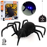Робот Павук Чорна Вдова 779 30 см на радіокеруванні, світло очей, на батарейках, оксамитове покриття, реалістично