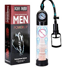 Вакуумна помпа Men Powerup зі стрілковим манометром і ручним насосом, фото 3