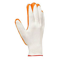 Оранжевые перчатки с латексным покрытием Вампирки Стретч унив. Econom BLUETOOLS, (220-2216)