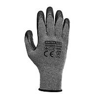 Серые перчатки с латексным покрытием Рекодраг BLUETOOLS Expert р 10, (220-2201-10)