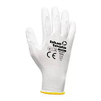 Белые перчатки с полиуретом. покр. BLUETOOLS Sensitive Expert р 10, (220-2217-10)