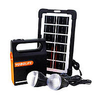 Система освітлення із сонячною панеллю Solar Power Light System AT-9007
