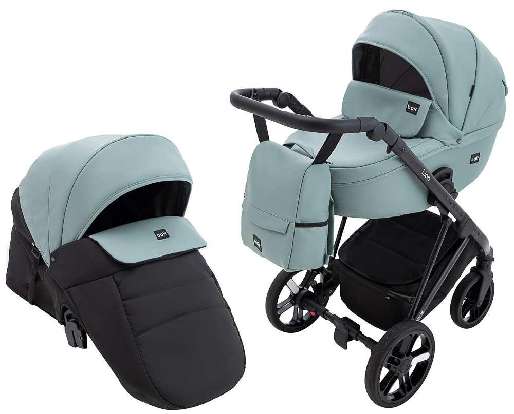 Коляска 2 в 1 Bair Lion ECO LE-145 нефрит, фото 1