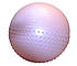 М'яч для фітнесу (фітбол) напівмасажний PowerPlay 4003 Ø65 cm Gymball Ліловий + помпа, фото 4