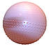 М'яч для фітнесу (фітбол) напівмасажний PowerPlay 4003 Ø65 cm Gymball Ліловий + помпа, фото 7