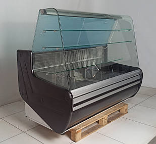 Кондитерська холодильна вітрина «Cold C-16» (+2° +10°), 1.6 м., (Польща), викладка 80 см., Б/у