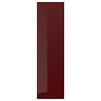 KALLARP Накладна панель, темно-червоно-коричневий глянець, 62x220 см