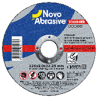 Круг отрезной по металлу Stamdart Novoabrasive 125х2.0х22.23, (NAB12520)